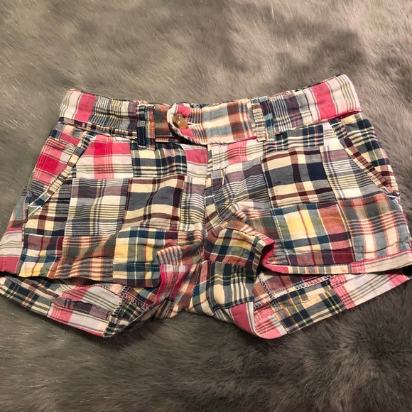 Ci Sono Pants - Madras short shorts